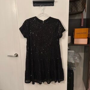 Lulu’s Sequin Black Dress